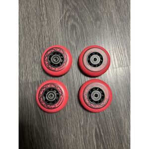 Skate Wheels SET OF 4 72mm 85a Skateboard Outdoor Indoor Rollerblades Inline B-W